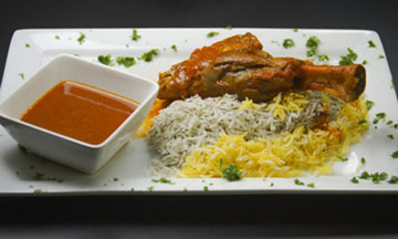 Lamb Kebab and stew